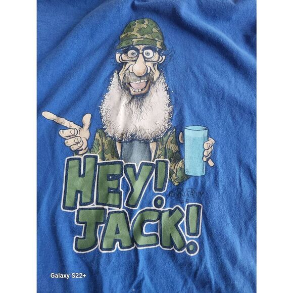 E20 Duck Dynasty blue t-shirt "Hey! Jack" - Picture 4 of 4